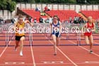 Inter girls 80 metres hurdles, English Schools Track and Field. Photo: David T. Hewitson/Sports for All Pics